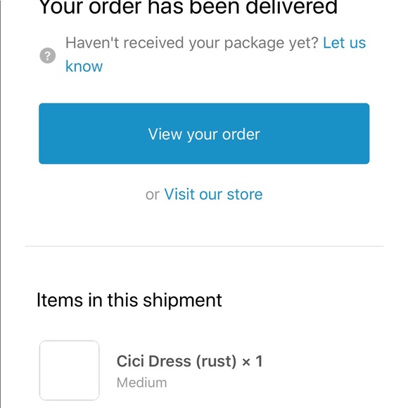 cici dress in rust | laura’s boutique - Picture 4 of 4